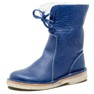 Scarlett Women's Faux Fur Winter Boots – Warm Slip-On Boots with Anti-Slip Sole & Cozy Lining