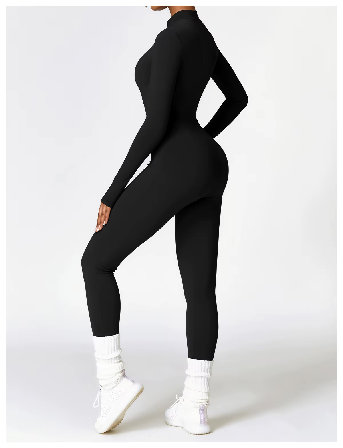 Tessa Women's Winter Onesie – Cozy Fleece-Lined Jumpsuit with Flexible Fabric and Adjustable Neckline
