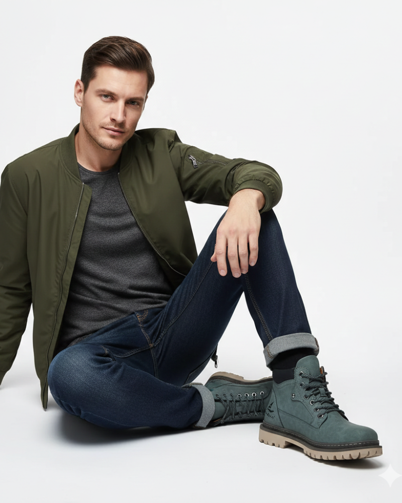 Caitlin Men's Leather Boots – Sophisticated, All-Day Comfort with a Long-Lasting Sole