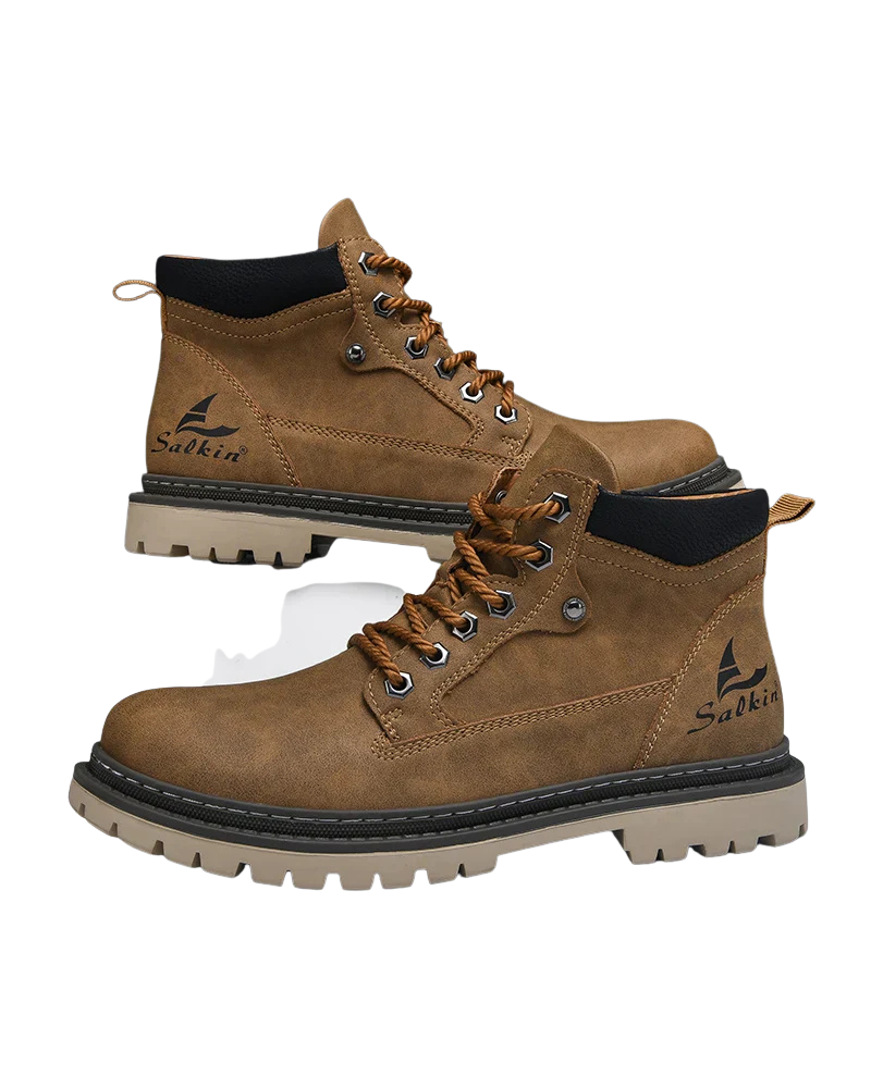 Caitlin Men's Leather Boots – Sophisticated, All-Day Comfort with a Long-Lasting Sole