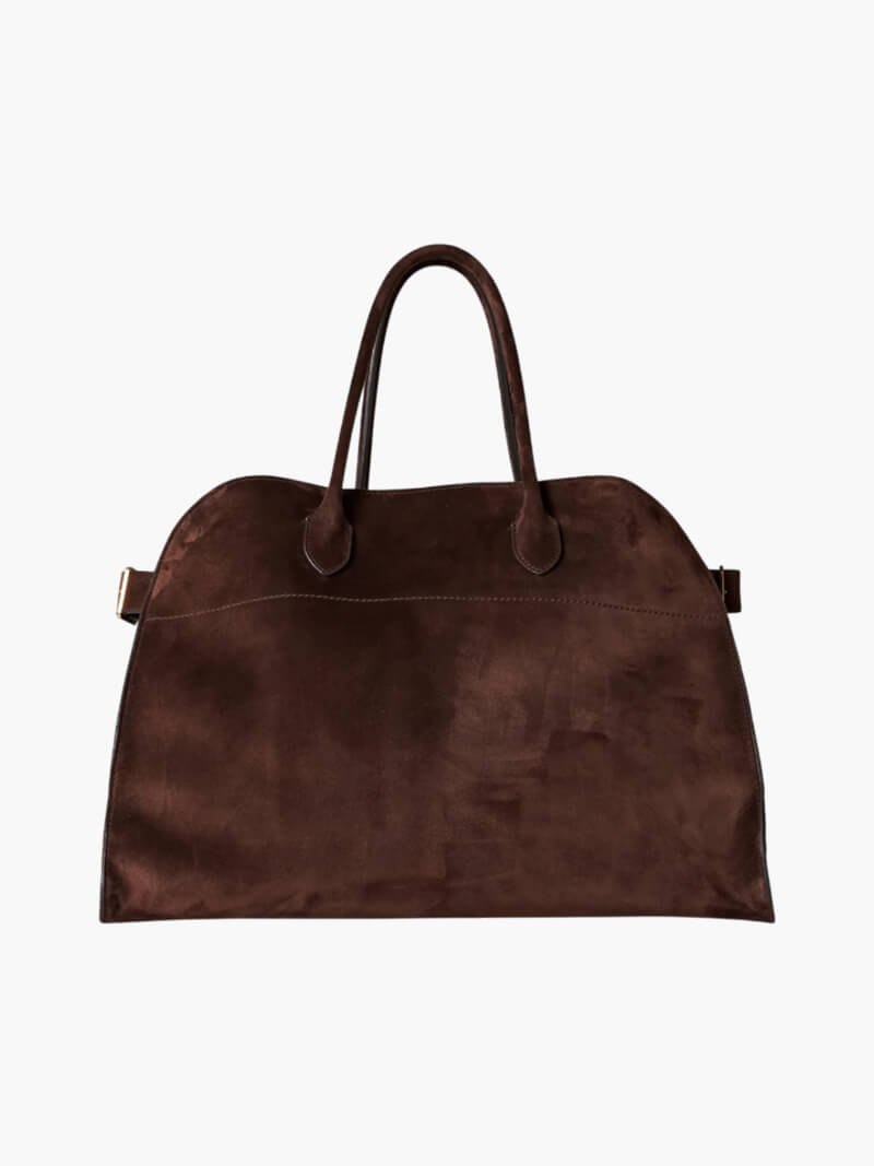 Greer Women's Luxury Leather Tote Bag – Spacious Top Handle Handbag for Work, Travel & Everyday Use