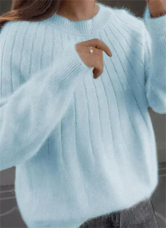 Rosaline Women's 100% Cashmere Sweater – Soft Luxury Knit with Timeless Modern Style