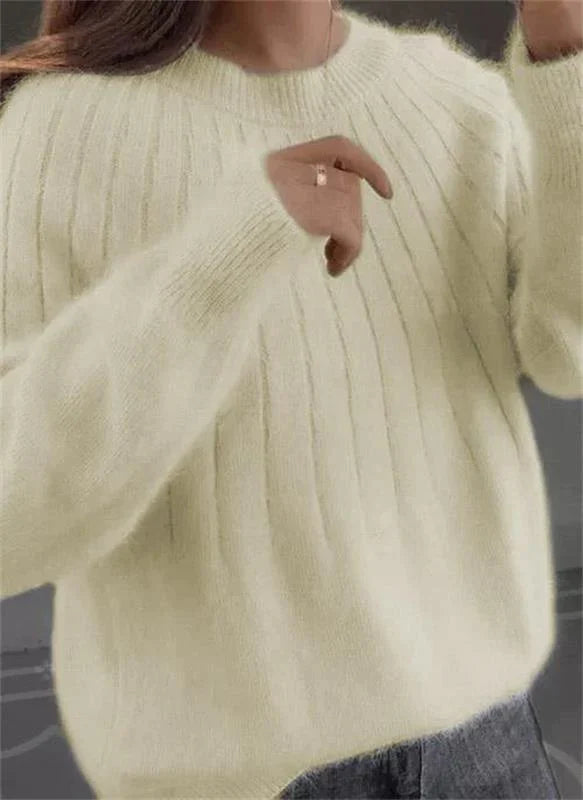 Rosaline Women's 100% Cashmere Sweater – Soft Luxury Knit with Timeless Modern Style