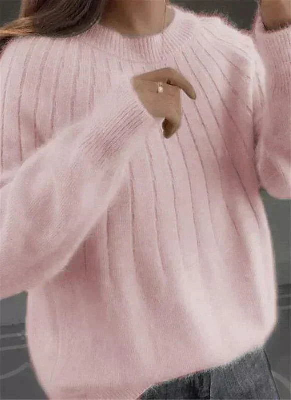 Rosaline Women's 100% Cashmere Sweater – Soft Luxury Knit with Timeless Modern Style