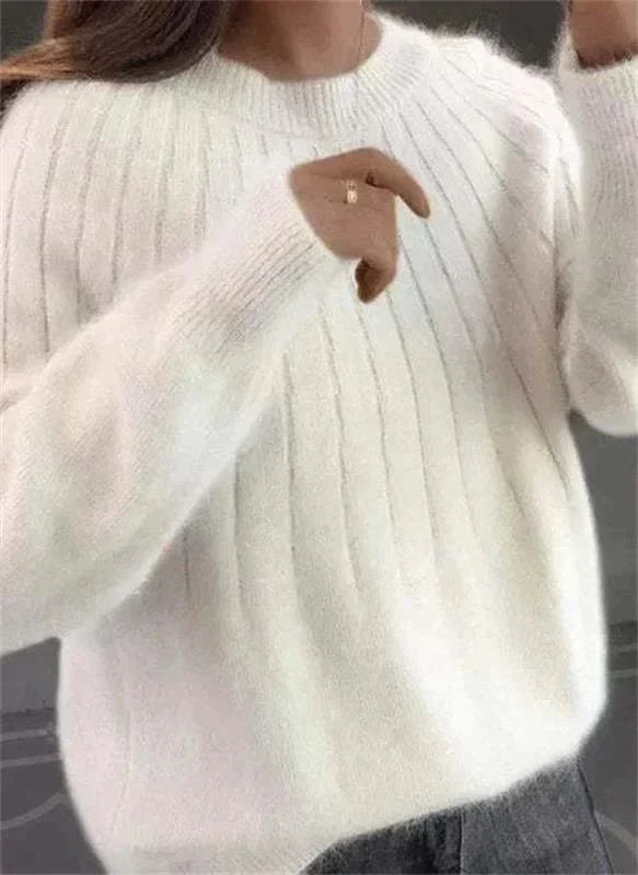 Rosaline Women's 100% Cashmere Sweater – Soft Luxury Knit with Timeless Modern Style