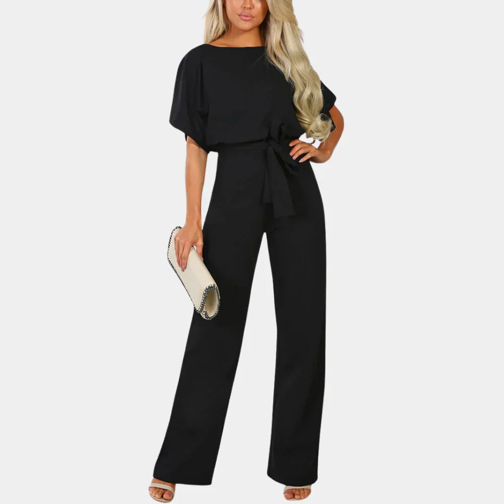 Isabelle Women's Minimalist Jumpsuit – Elegant One-Piece Outfit with Relaxed Fit & Timeless Style