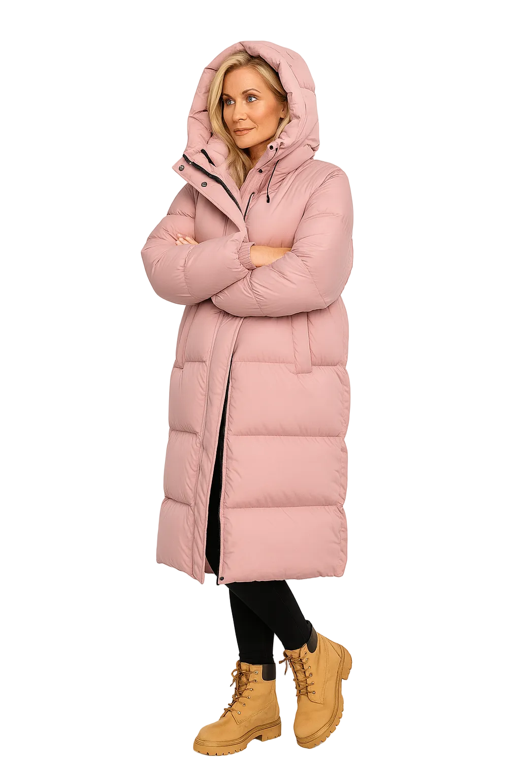 Solene Women's Long Oversized Puffer Coat – Insulated Winter Jacket with Cozy Warmth & Modern Style
