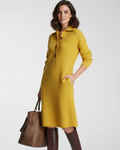 Courtney Midi Dress for Women – Comfort Fit with Collar Buttons for Sophisticated Everyday Style