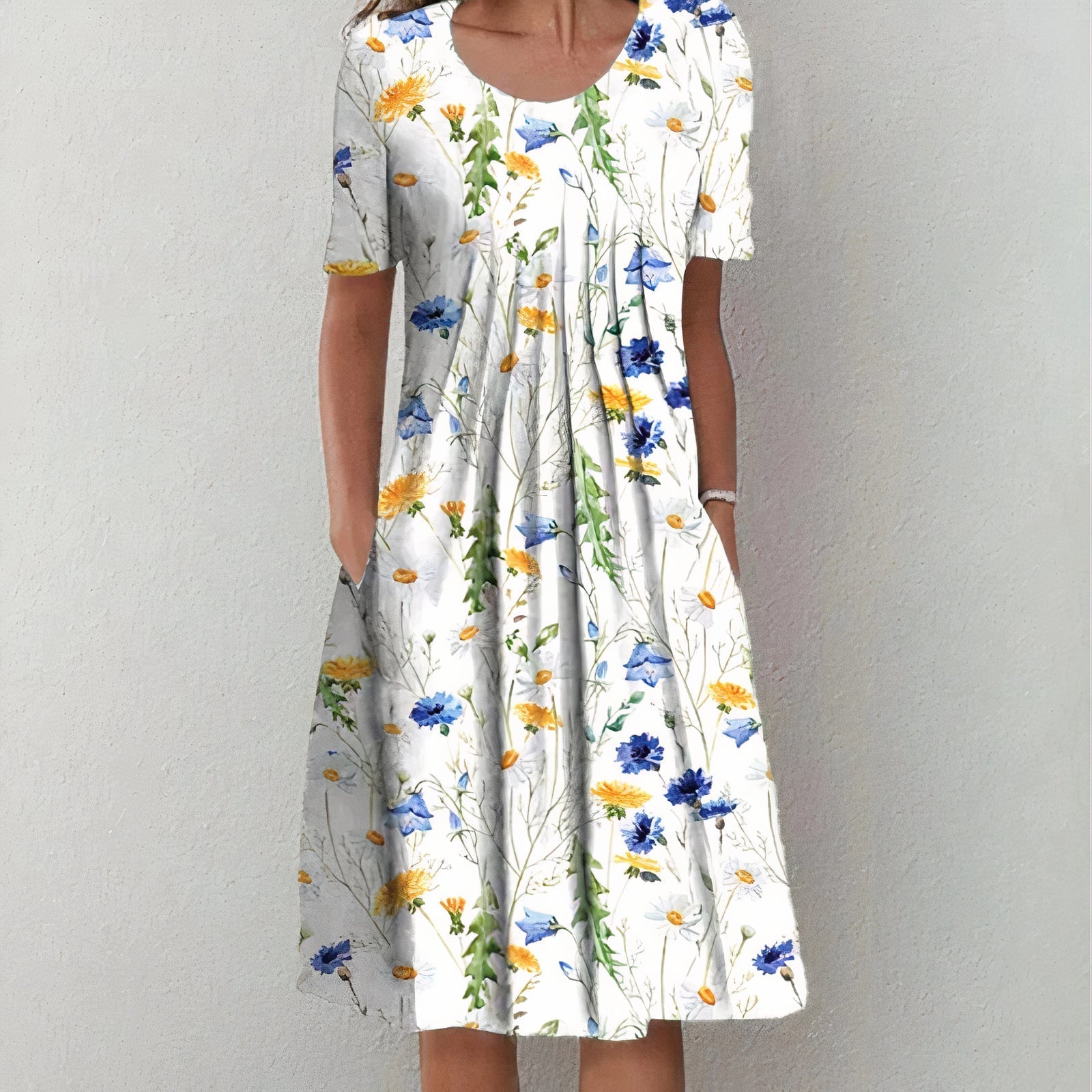 Florence Women's Cotton Summer Dress – Breathable Elegant Dress with Timeless Style