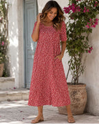 Elowen Women's Lightweight Summer Dress with Elegant Relaxed Silhouette