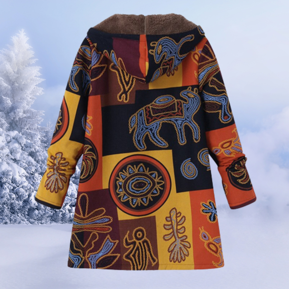 Eliana Women's Hooded Teddy Jacket – Cozy Soft Fleece Coat for Everyday Winter Comfort