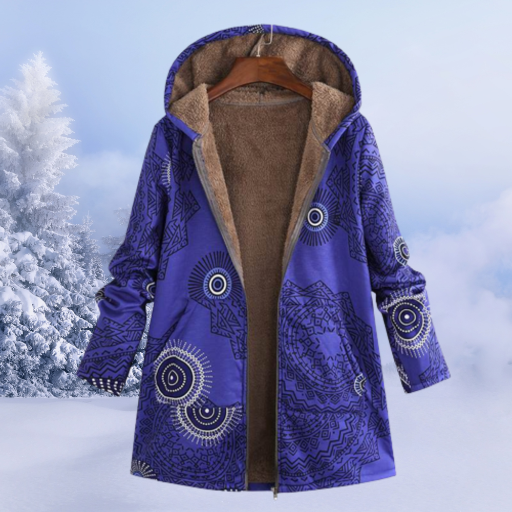 Eliana Women's Hooded Teddy Jacket – Cozy Soft Fleece Coat for Everyday Winter Comfort