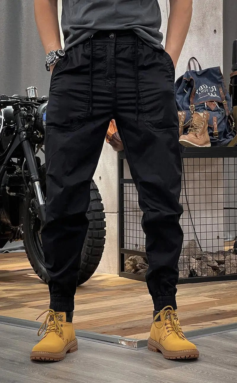 Niels Men's Stretch Cargo Pants – Comfortable Spandex Utility Pants for Daily Wear