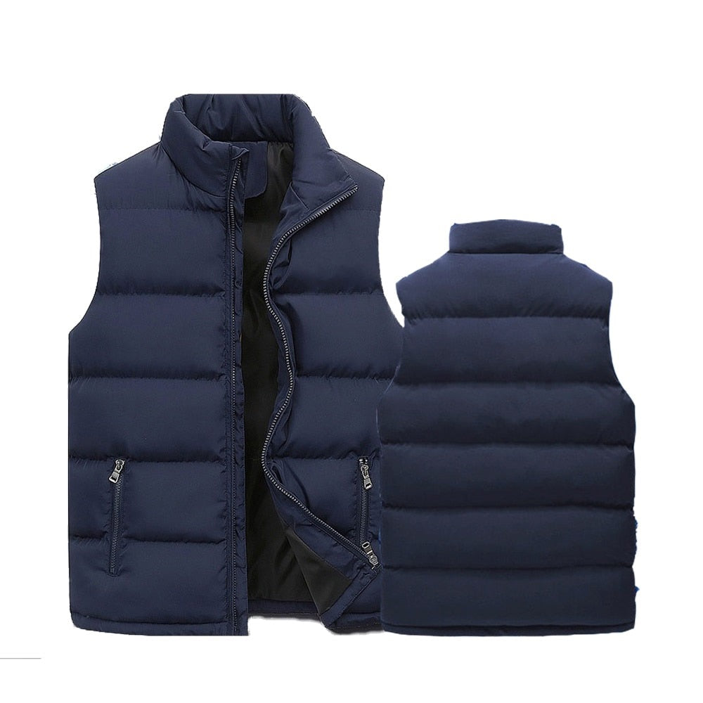 Luke Men's Vest – Sophisticated Quilted Bodywarmer with Insulating Lining & Zippered Pockets