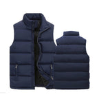 Luke Men's Vest – Sophisticated Quilted Bodywarmer with Insulating Lining & Zippered Pockets
