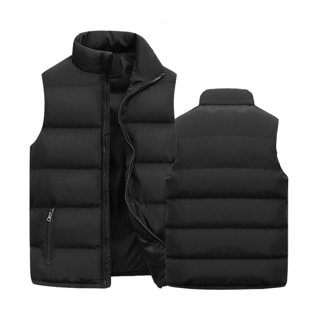 Luke Men's Vest – Sophisticated Quilted Bodywarmer with Insulating Lining & Zippered Pockets