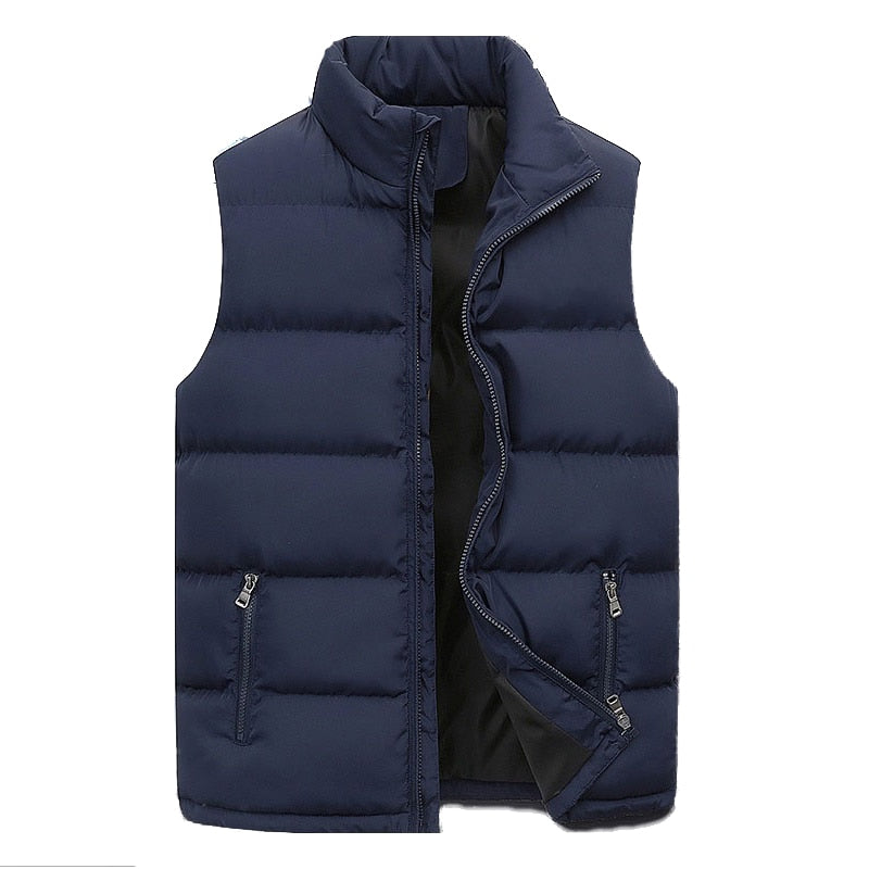Luke Men's Vest – Sophisticated Quilted Bodywarmer with Insulating Lining & Zippered Pockets