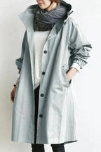 Ryan Women's Raincoat – Urban Waterproof with Oversized Breathable Hood