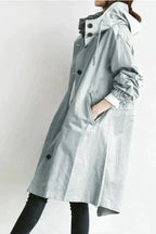 Simone Women's Waterproof Rain Coat – Breathable Hooded Urban Jacket