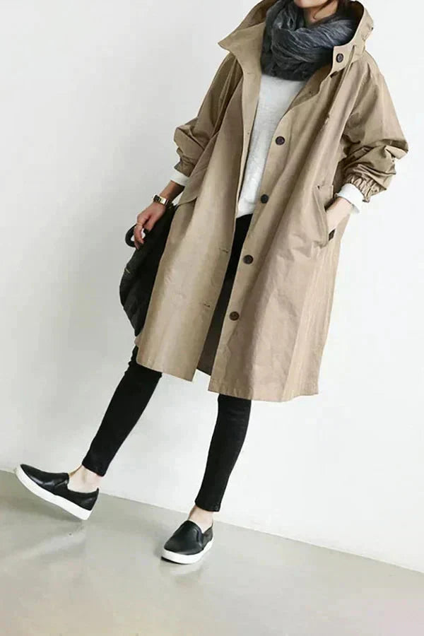 Elizabeth Women’s Waterproof Rain Coat – Breathable Hooded Urban Jacket