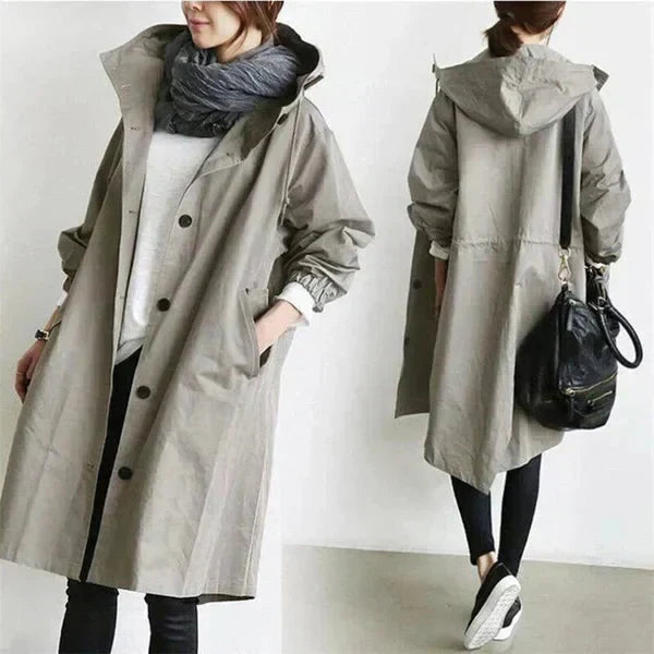 Elizabeth Women’s Waterproof Rain Coat – Breathable Hooded Urban Jacket