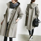 Simone Women's Waterproof Rain Coat – Breathable Hooded Urban Jacket