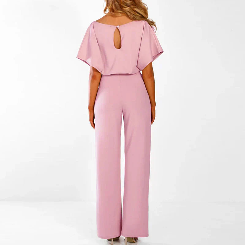 Sophia Women’s Elegant Jumpsuit – Minimalist One-Piece with Comfortable Regular Fit