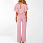 Isabelle Women's Minimalist Jumpsuit – Elegant One-Piece Outfit with Relaxed Fit & Timeless Style