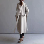 Emily Women's Long Wool Coat – Stylish & Cozy Timeless Winter Coat