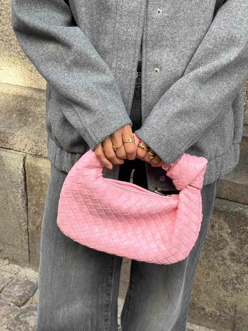 Elodie Women's Woven Mini Bag – Handcrafted Crossbody Purse with Timeless Elegant Design