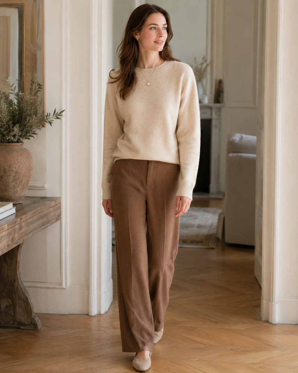 Litzy Women’s Knit Jumper – Soft Elegant Pullover with Modern Slim Fit Design