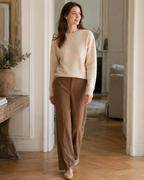 Litzy Women’s Knit Jumper – Soft Elegant Pullover with Modern Slim Fit Design