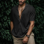 Leandro Men’s Linen Shirt – Breathable Summer Button-Up with Relaxed Fit