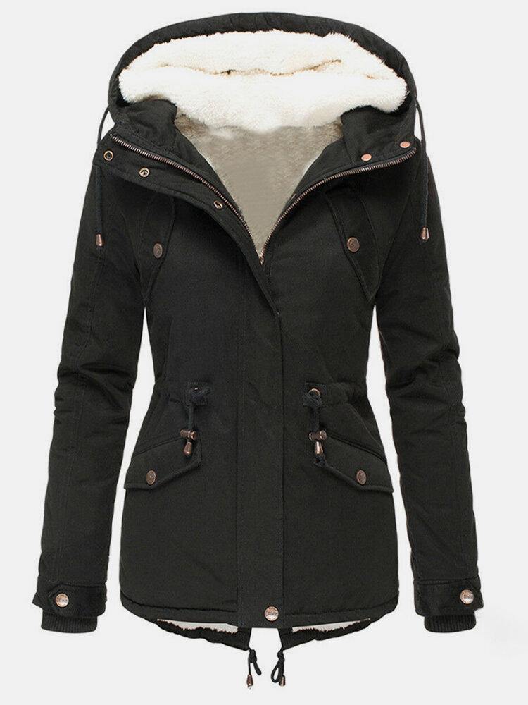 Pilar Women's Winter Jacket – Warm Waterproof Hooded Coat with Soft Lining