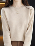 Isadora Women's Knit Sweater – Elegant Soft Pullover with Timeless Modern Style