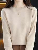 Litzy Women’s Knit Jumper – Soft Elegant Pullover with Modern Slim Fit Design