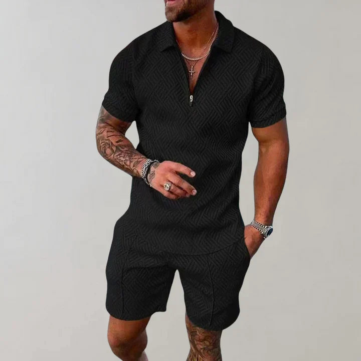 Breccan Men's Summer Linen Set – Breathable Cotton Linen Outfit with Relaxed Fit & Lightweight Comfort