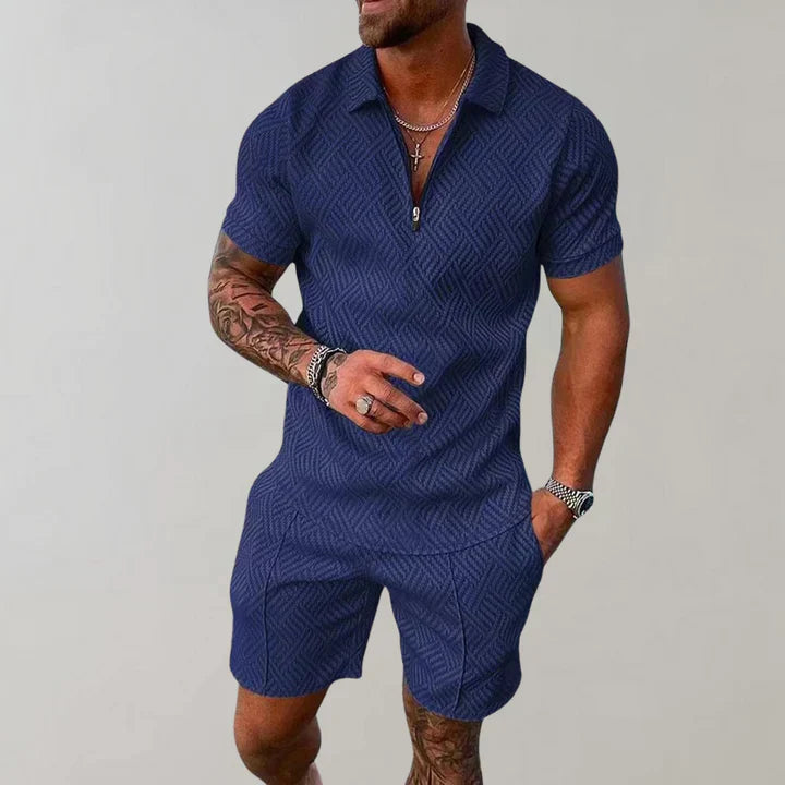 Breccan Men's Summer Linen Set – Breathable Cotton Linen Outfit with Relaxed Fit & Lightweight Comfort