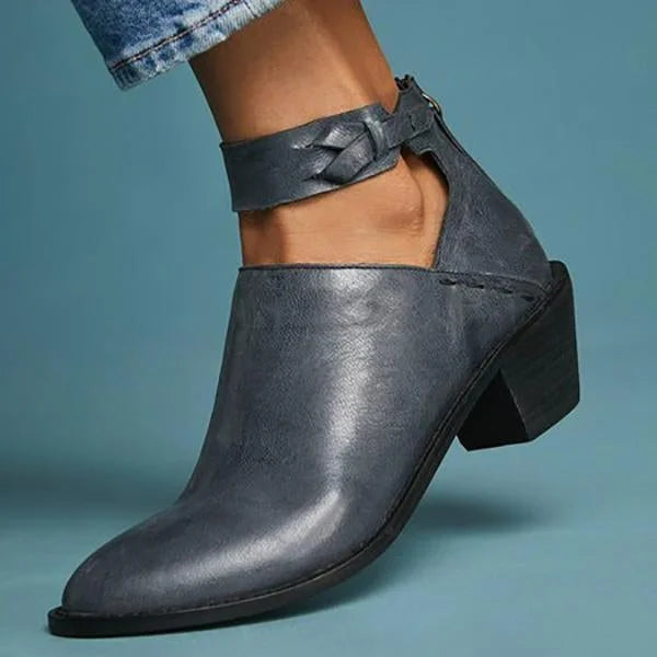 Beatrix Women's Heeled Ankle Boots – Timeless Boots with Stable Heel & Comfort Lining