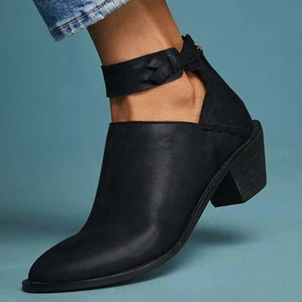 Beatrix Women's Heeled Ankle Boots – Timeless Boots with Stable Heel & Comfort Lining