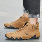 Eric Men’s Leather Shoes – Breathable Lace-Up Comfort Shoes for Business & Casual Wear
