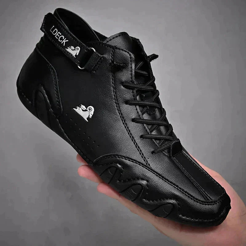 Eric Men’s Leather Shoes – Breathable Lace-Up Comfort Shoes for Business & Casual Wear