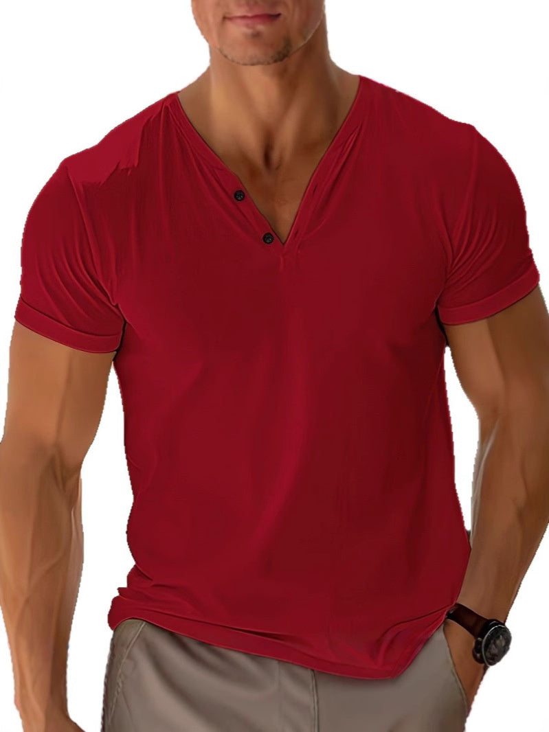 Niko Men's Summer T-Shirt – Lightweight Cotton Crew Neck Tee for Daily Wear