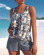 Bronwyn Women's Tankini – Cozy 2-Piece Swimsuit with Padded Cups & Flattering Fit
