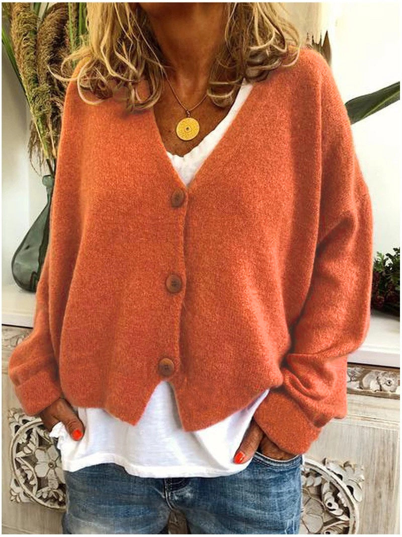 Patricia Women's Soft Knit V-Neck Cardigan