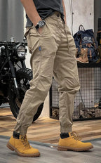 Niels Men's Stretch Cargo Pants – Comfortable Spandex Utility Pants for Daily Wear
