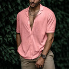 Leandro Men’s Linen Shirt – Breathable Summer Button-Up with Relaxed Fit