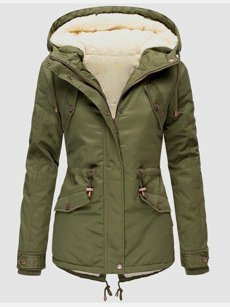 Pilar Women's Winter Jacket – Warm Waterproof Hooded Coat with Soft Lining