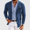 Maxwell Men's Wool Blazer – Classic Smart Casual Jacket with Timeless Tailored Fit