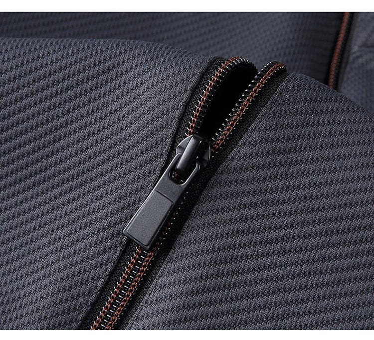 Nathan Men's Sophisticated Tracksuit – Premium Zip-Up Set with Tapered Trousers & Breathable Fabric